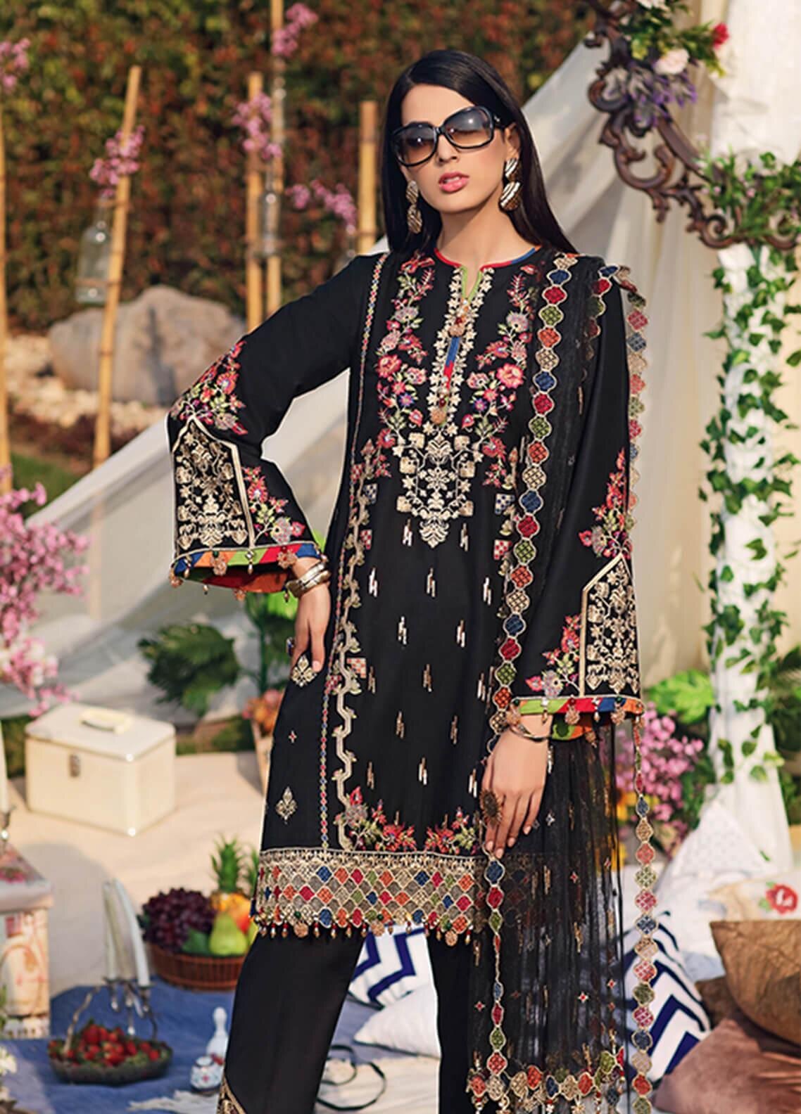 Pakistani Designer Anaya Inspired Party Wear Embroidered Eid CLEARANCE SALE!!! 