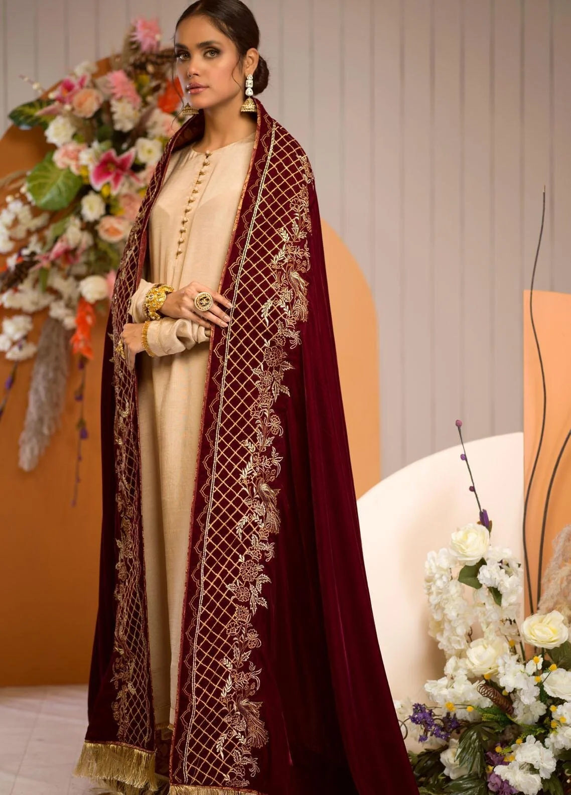 pakistani shawl suits