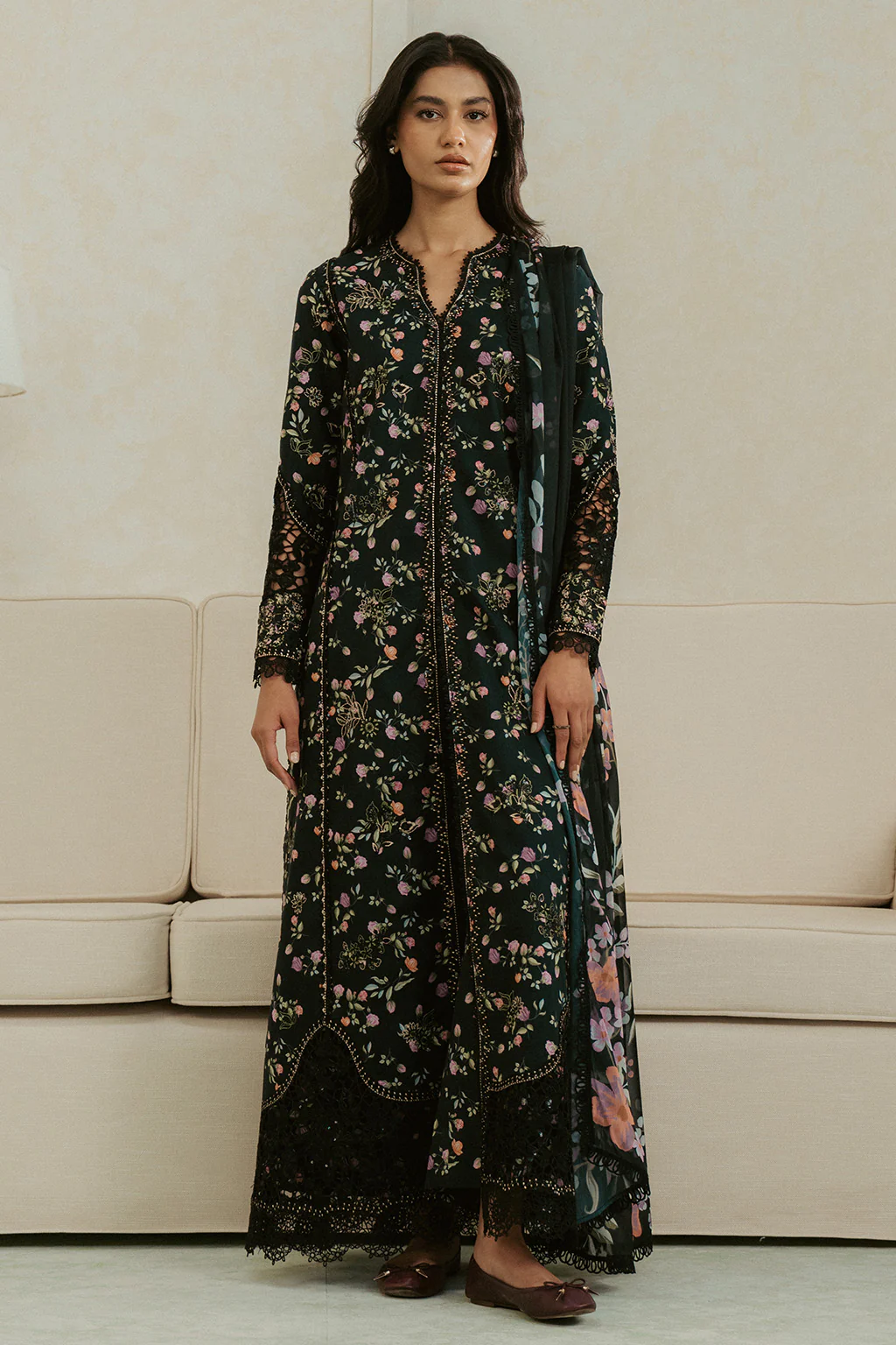 Pakistani Embroidered Suit Unstitched 3 Piece JADEE - Formal Collection | Latest Pakistani Punjabi Suits Salwar Kameez Designer wear.