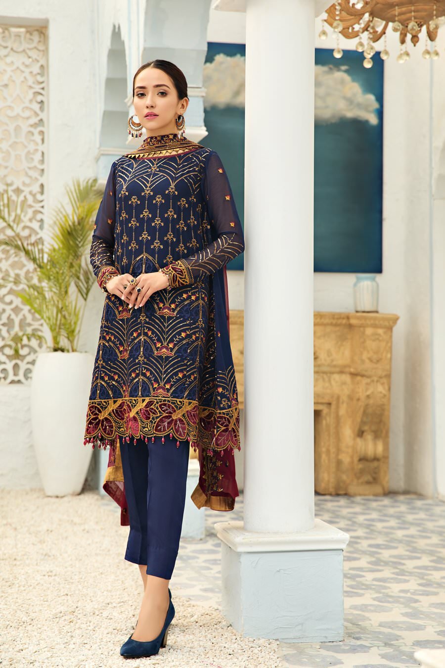Buy Fena's Fashion Salwar Suit Unstiched Material Salwar Suit Dress  Material For Womens Latest Dresses For Women Suit letest design 2019 (STYLE  - I) at Amazon.in