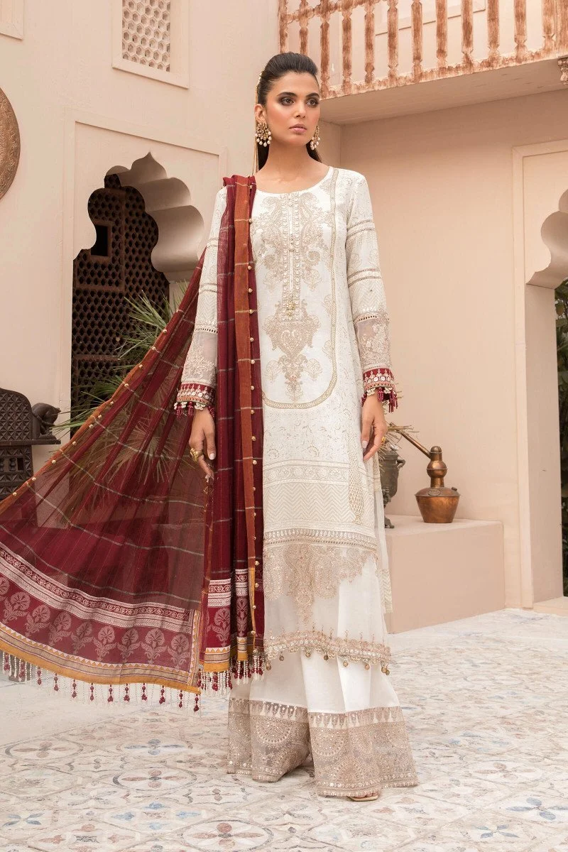 white punjabi suits party wear