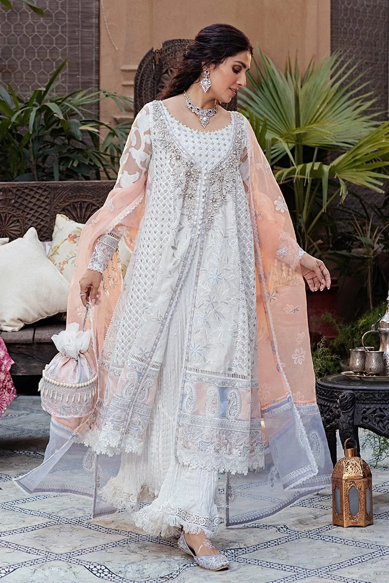 net dress designs Cbazaar Women's Dresses and Gown | Beige Net Embroidered Satin Gown | Off White | Classic Style | Diwali | Classic Neck Style