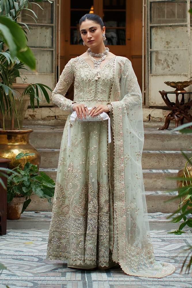 SUF 06 Embroidered Suits Unstitched 3 Piece Maxi JADE DOE - Wedding Collection | Latest Pakistani Salwar kameez Punjabi Suits Designer Wear