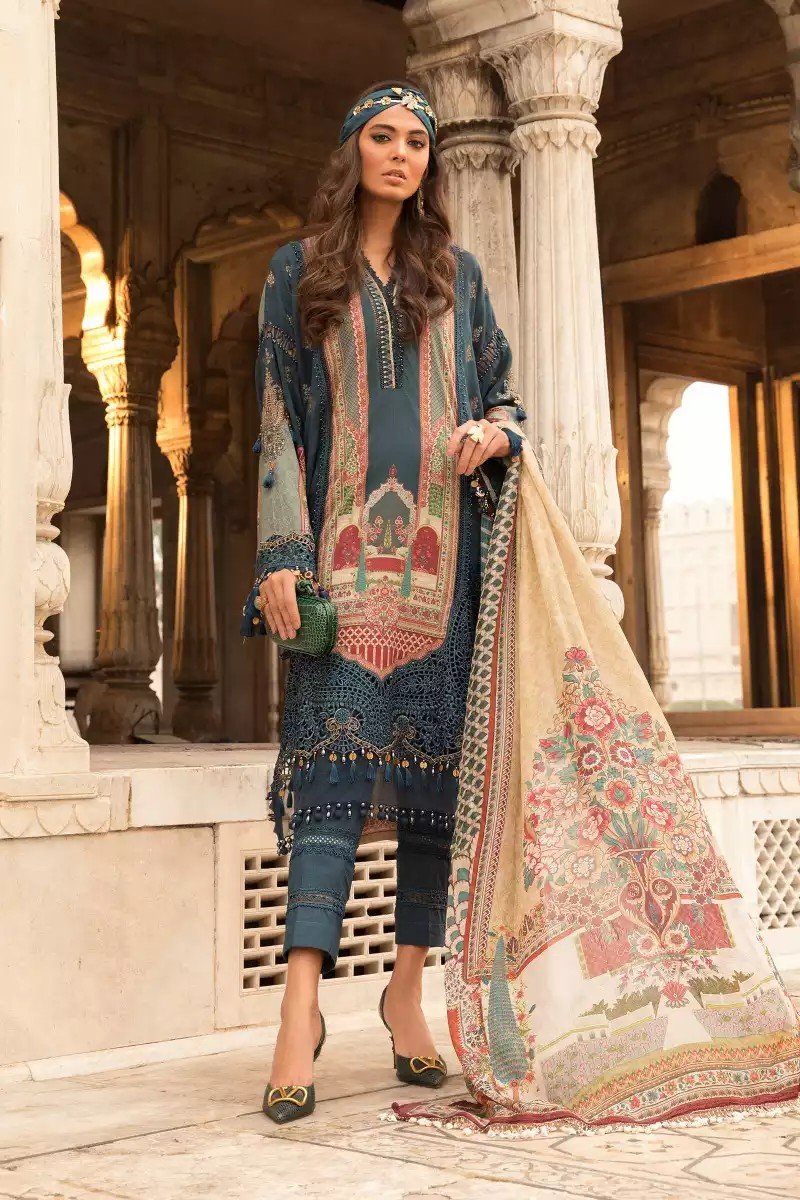 Pakistani Maria B Baroque Bridal Collection 2019 Unstitched Shalwar Kameez Suit 
