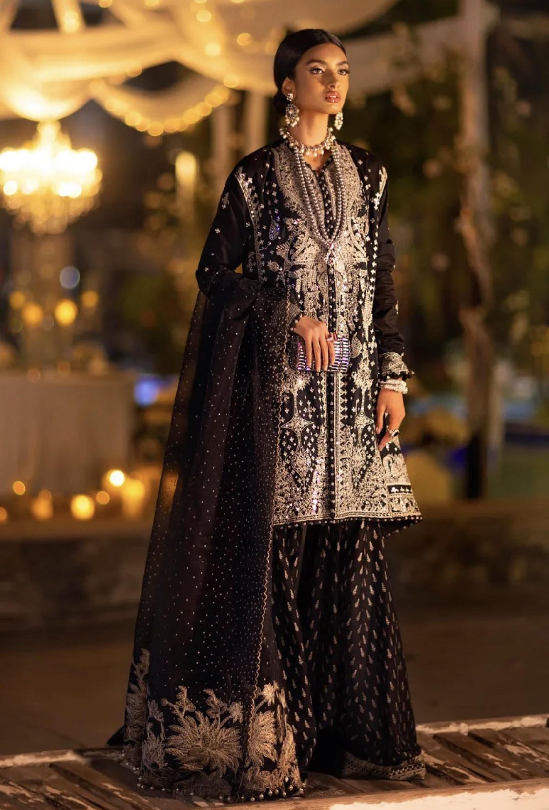 Pakistani Sanasafinaz inspired linen Stitched Salwar kameez suit 