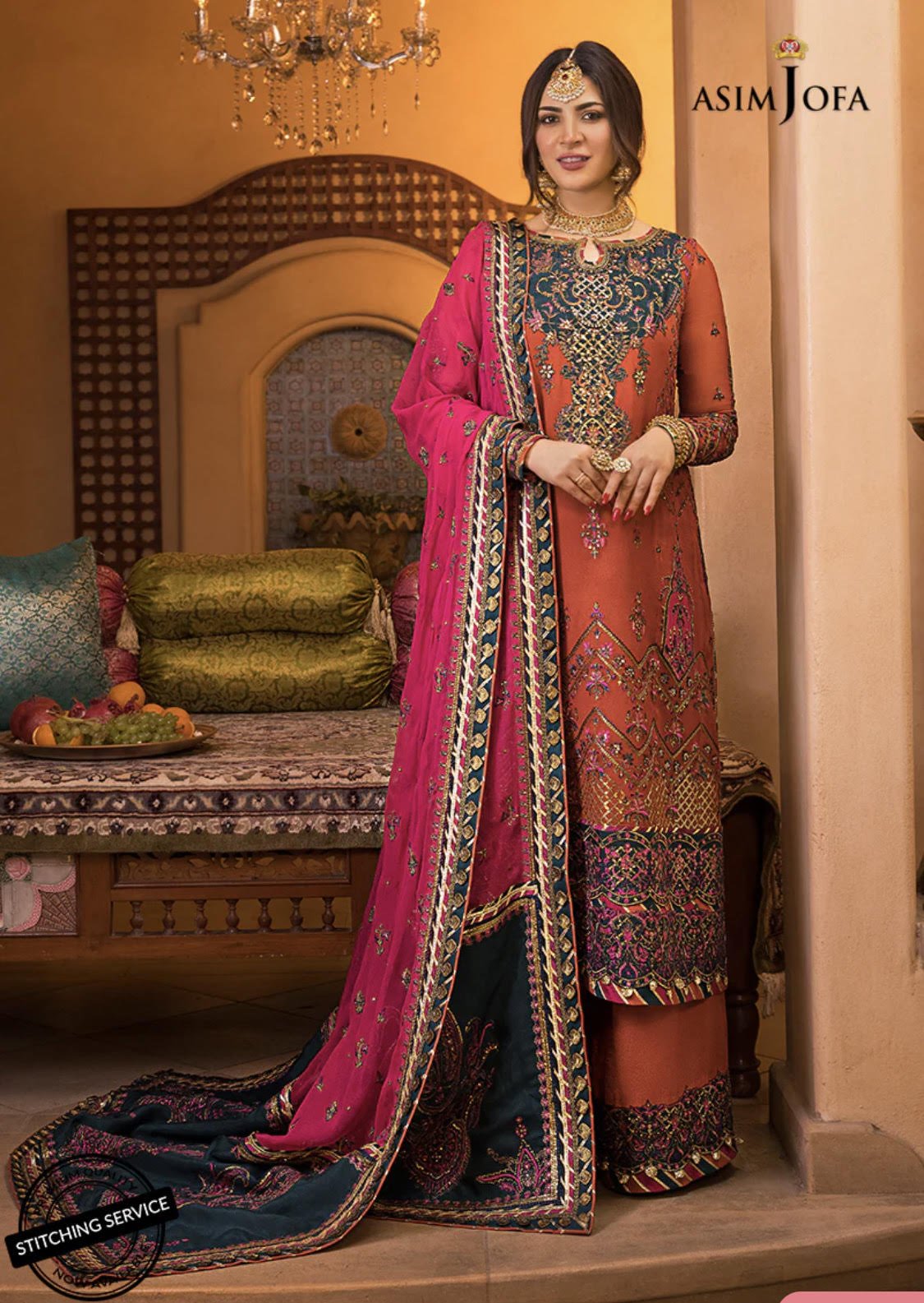 Georgette Embroidered Designer Ladies Punjabi Suit, mix at Rs 2099 in Surat