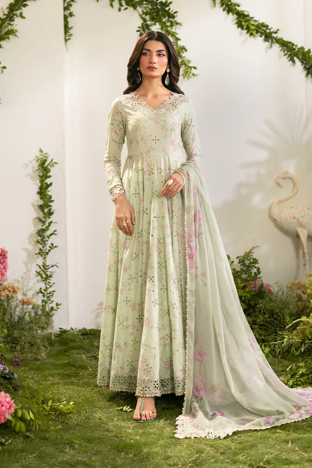 Pakistani Embroidered Lawn Collection - IFE-11 Embroidered Lawn - Latest Pakistani Salwar Kameez Punjabi Suit Designer Wear.