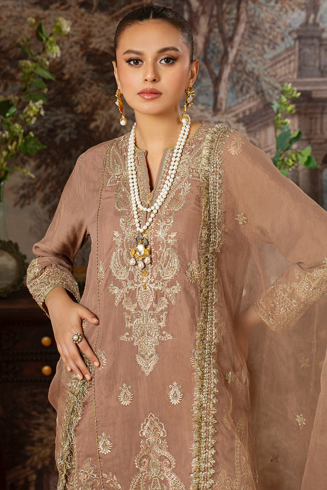 Pakistani Embroidered Suits Unstitched 3 Piece Raw Silk Suit L1156_Dec_03 - Formals Collection || Suit Latest Pakistani Punjabi Suits Salwar Kameez Designer