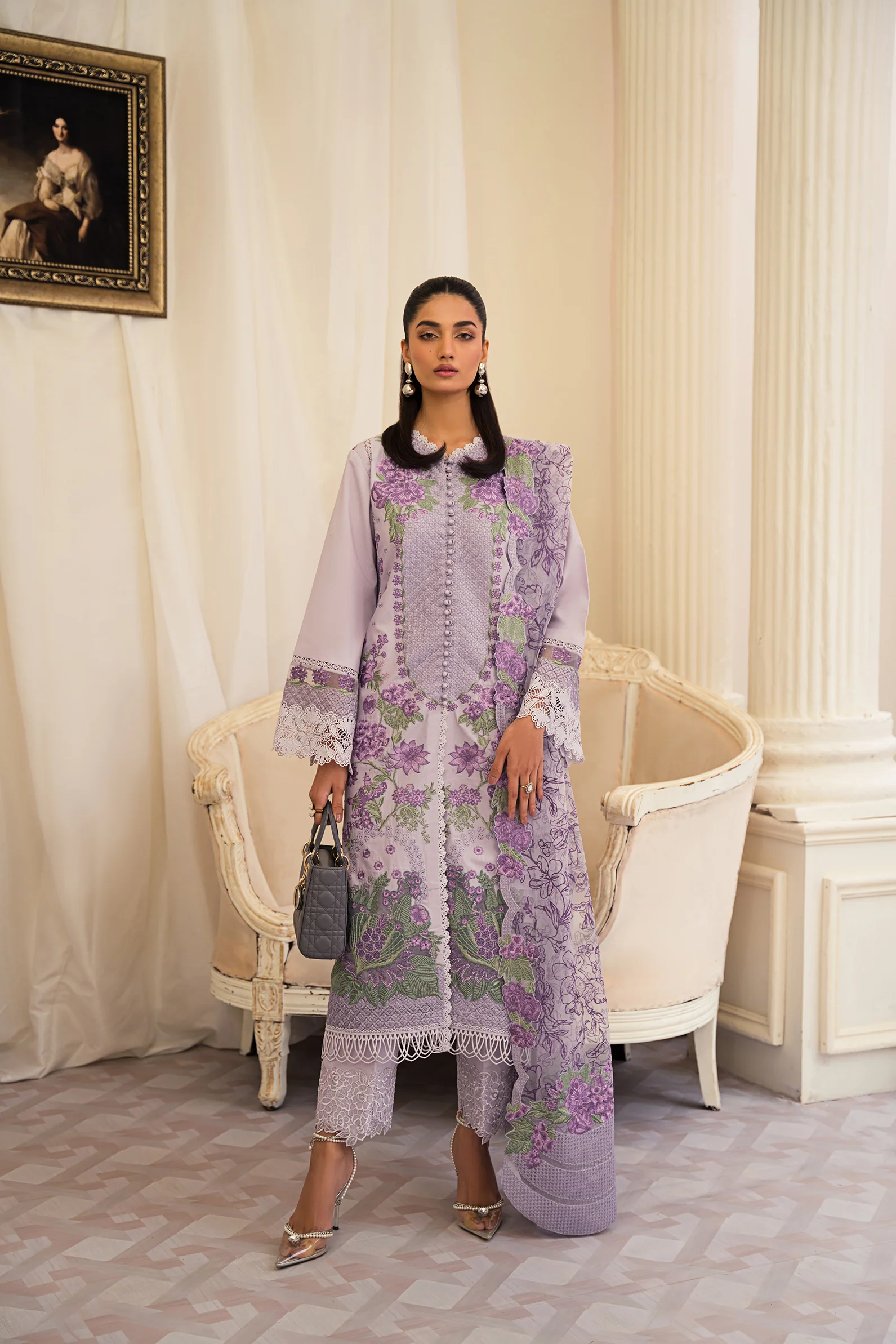 Pakistani Embroidered Camellia '24 Stitched 3 Piece - Bloom | Latest Pakistani Punjabi Suits Salwar Kameez Designer Wear