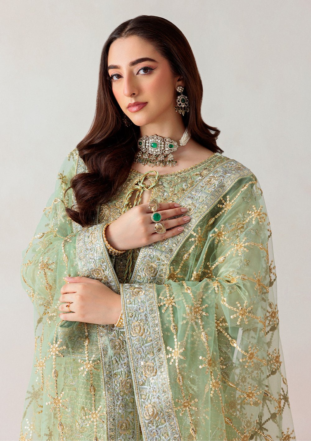 Pakistani Unstitched '25 Vol. 1 - Look 04-Aik-52 | Latest Pakistani Salwar Kameez Punjabi Suit Designer Wear.