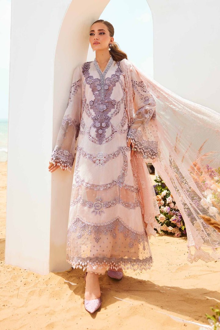 Pakistani 3 Piece Unstitched Embroidered Jacquard Lawn Suit | EID LAWN-25-02_B-35 | Latest Pakistani Punjabi Suits Salwar Kameez Designer Wear.