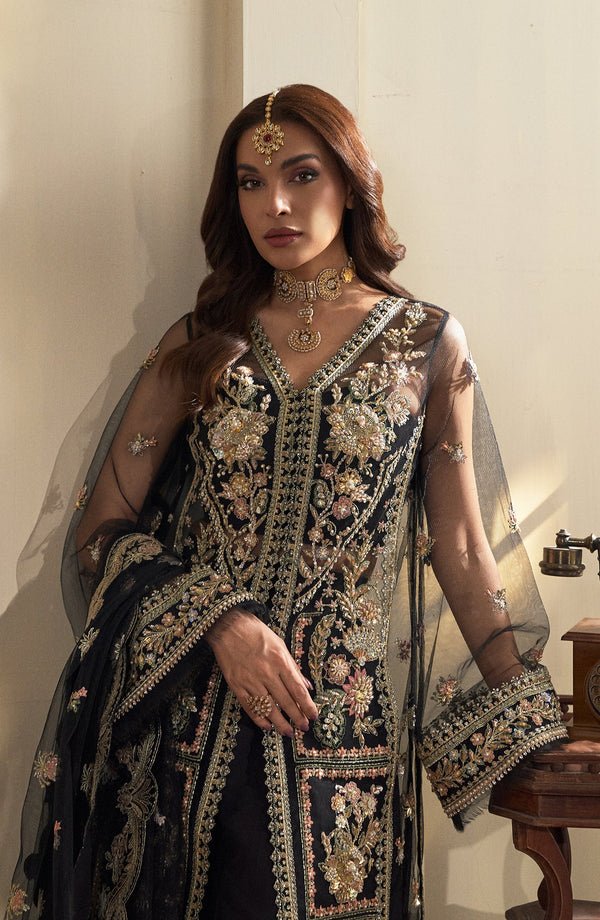 Pakistani Embroidered Net Suit 3 Piece Unstitched OPAL FB_11 | Latest Pakistani Punjabi Suits Salwar Kameez Designer Wear.