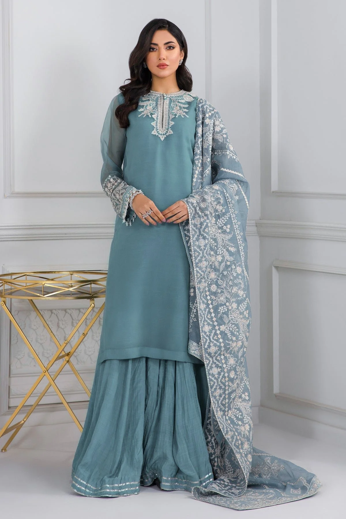 Pakistani Long Kameez Sharara Nm-241 Party Suit Luxury Designer Wear Pakistani Salwar Kameez