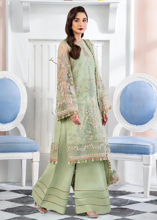 Embroidered Luxury 3 Piece Collection Unstitched Meeral Collection Meeral - Calina - Meeral Luxe | Latest Pakistani Punjabi Suits Salwar Kameez Designers Wear