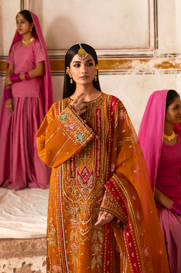 Pakistani Embroidered Organza Unstitched 3Pc Suit SOLMIRA-Ema_105 | Latest Pakistani Punjabi Suits Salwar Kameez Designer Wear