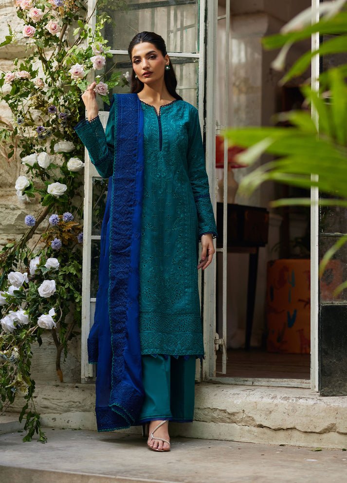 Pakistani Embroidered Lawn Unstitched 3 Piece Azura -Gul-60 | Latest Pakistani Punjabi Suits Salwar Kameez Designer Wear.