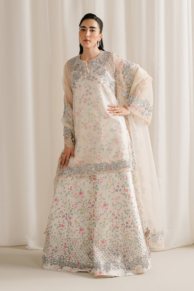 Pakistani Embroidered Suit 3 Piece Honeyglass-Ayz-44 Formal Collection | Latest Pakistani Punjabi Suits Salwar Kameez Designer wear.