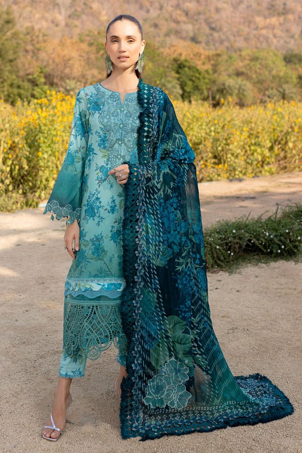 Pakistani Embroidered Chiffon Suits Unstitched 3 Piece BL-06 - Luxury Collection | Latest Pakistani Punjabi Suits Salwar Kameez Designer Wear