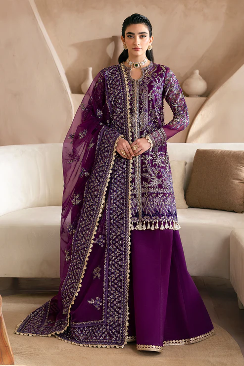 Pakistani Embroidered Organza Unstitched 3Pc Suit CORNET_EMA_01 | Latest Pakistani Punjabi Suits Salwar Kameez Designer Wear