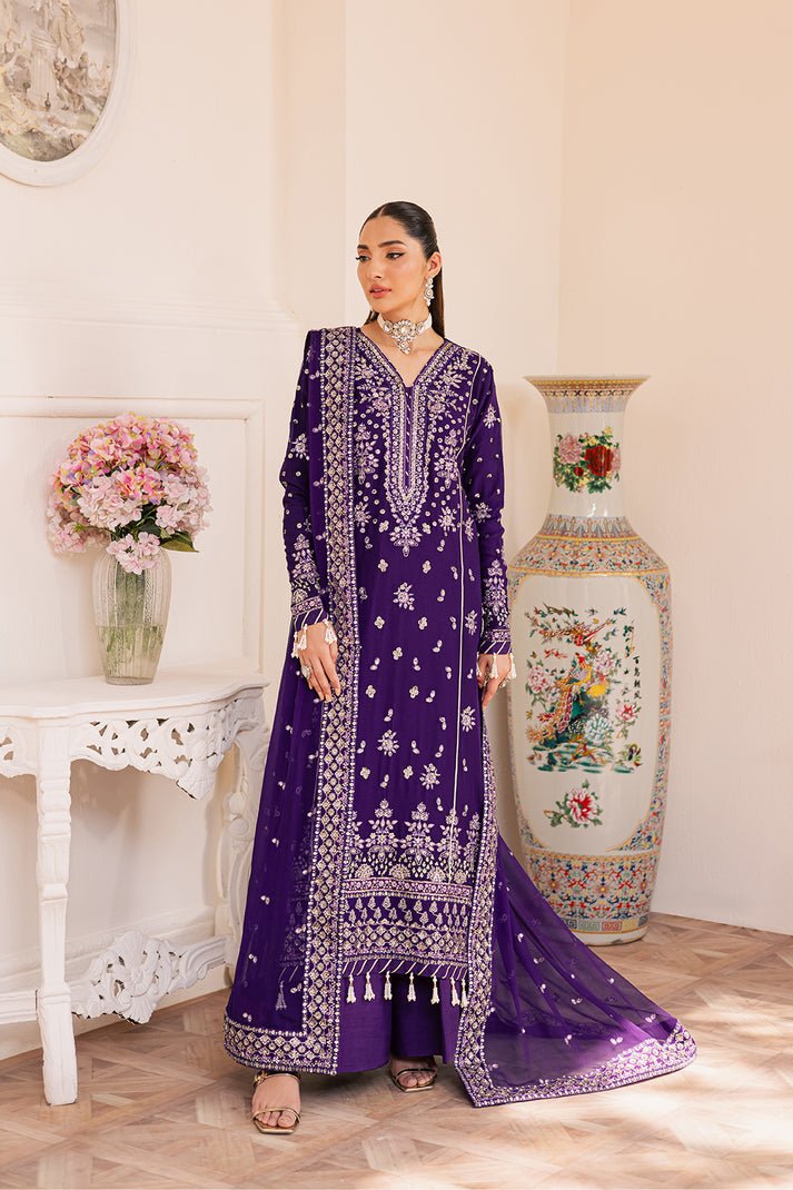 Pakistani Mesoury Embroidered Unstitched 3Pc Suit CALAIS EMA_89 | Latest Pakistani Punjabi Suits Salwar Kameez Designer Wear