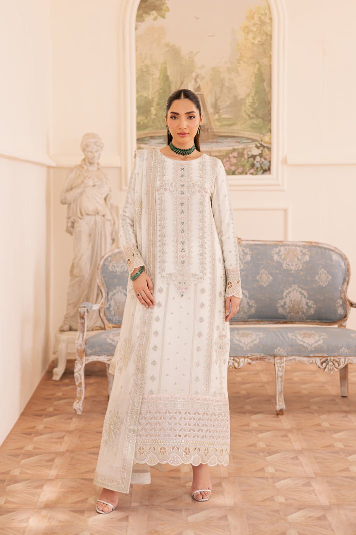 Pakistani Embroidered Unstitched 3Pc Suit EZELLE EMA_91 | Latest Pakistani Punjabi Suits Salwar Kameez Designer Wear