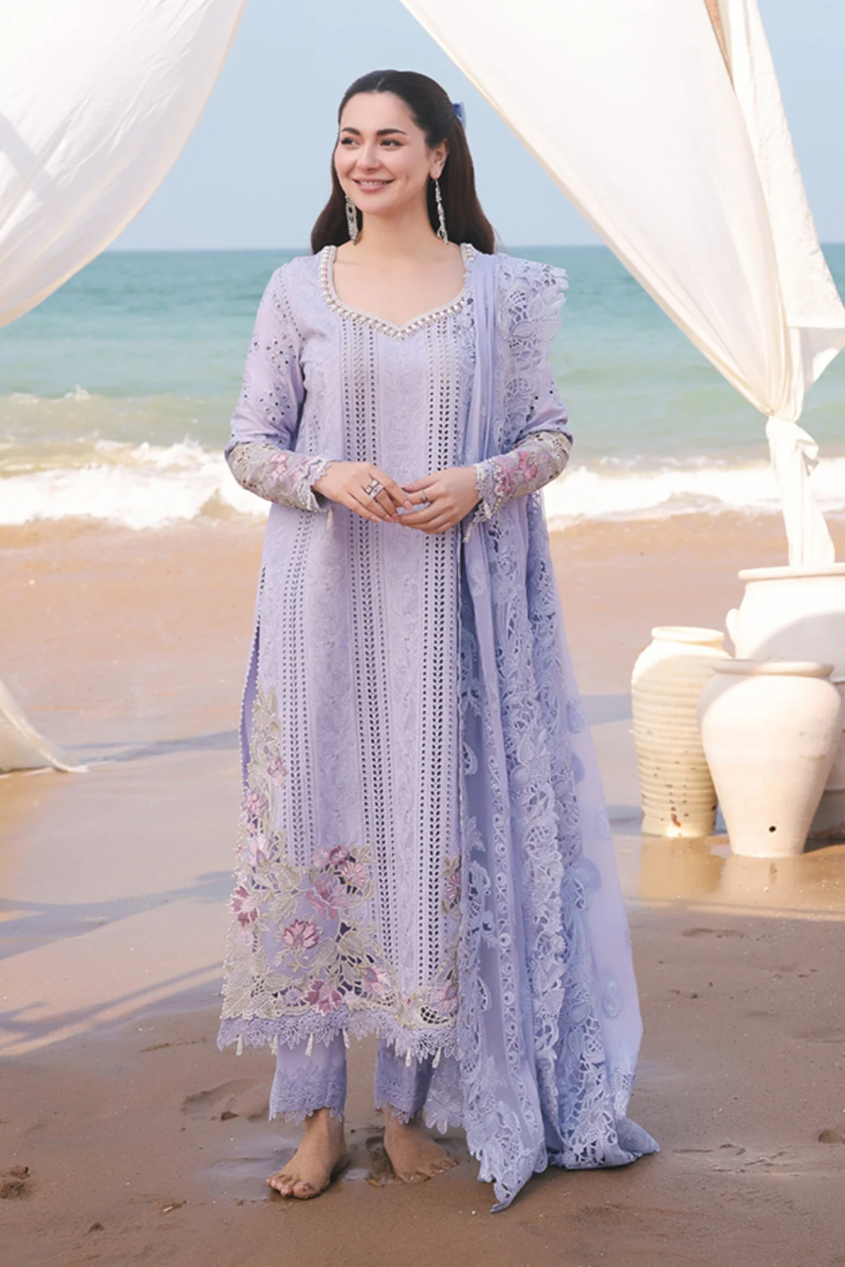 Pakistani Embroidered Unstitched 3-Piece SL 78 Feeha | Latest Pakistani Salwar Kameez Punjabi Suits Designer Wear.