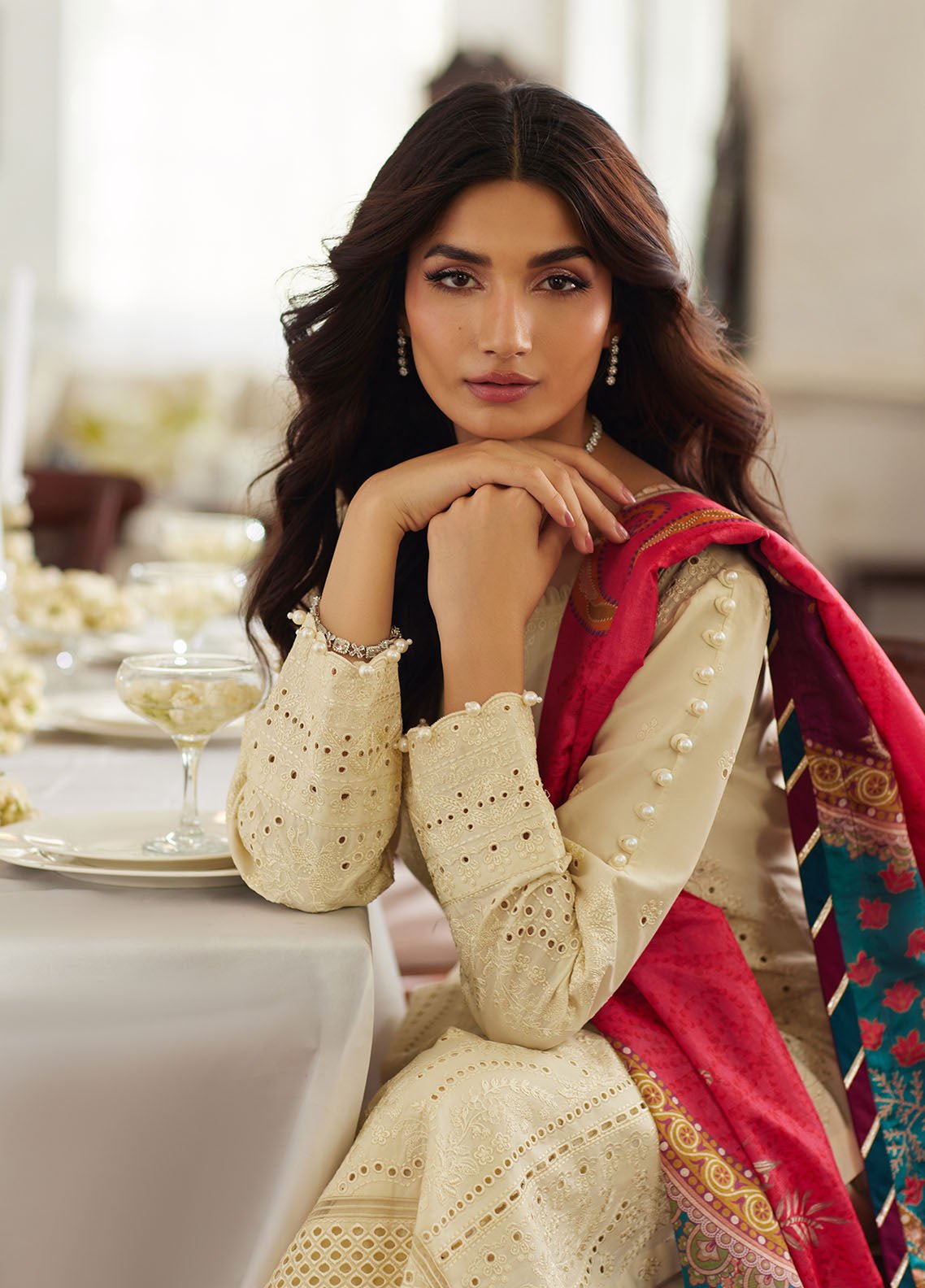 Pakistani Embroidered Lawn Unstitched 3 Piece Azmin-Gul-58 | Latest Pakistani Punjabi Suits Salwar Kameez Designer Wear.