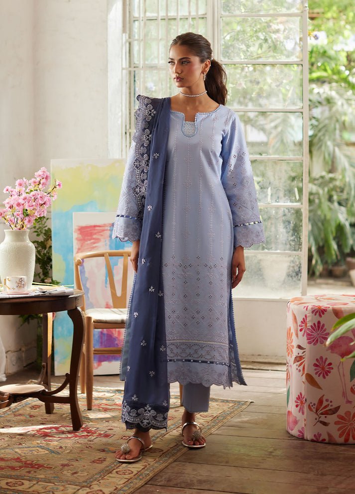 Pakistani Embroidered Lawn Unstitched 3 Piece Zorya-Gul-66 | Latest Pakistani Punjabi Suits Salwar Kameez Designer Wear.
