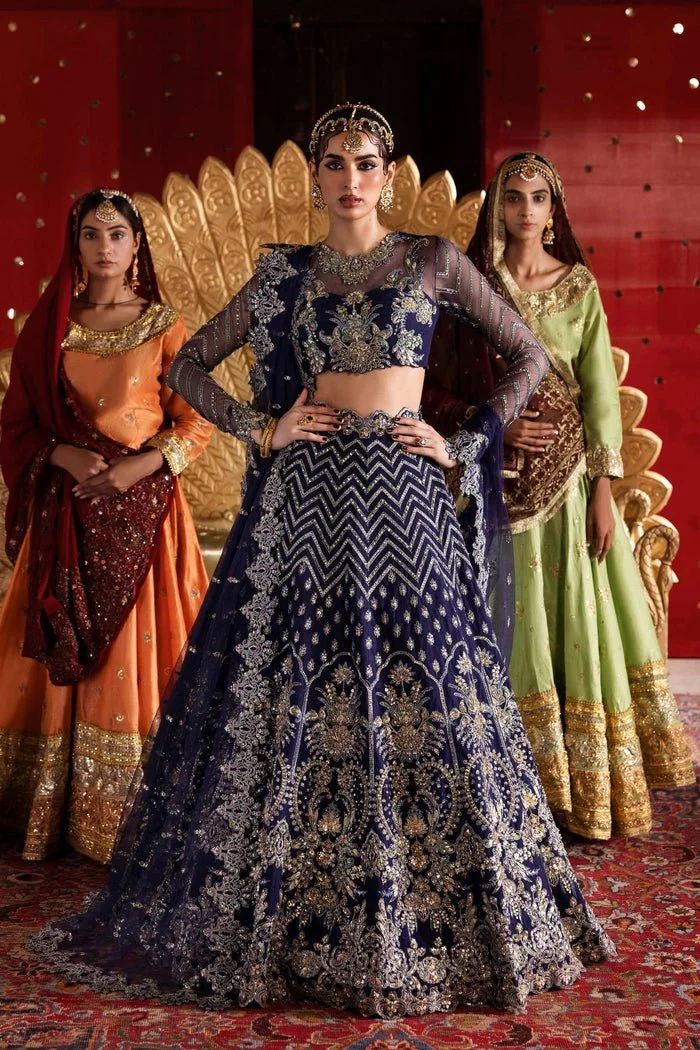 Pakistani Net Embroidered Hand-Embellished-Khanzadi-Akb-146 | Latest Punjabi Suit Designer Wear | Pakistani Salwar Kameez