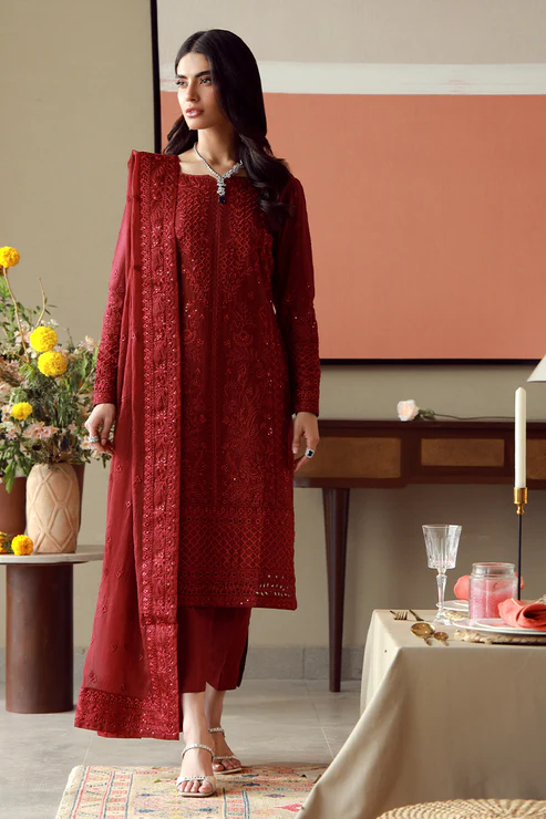 Pakistani Embroidered Lawn Unstitched 3 Piece Ella | Latest Pakistani Punjabi Suits Salwar Kameez Designer Wear.