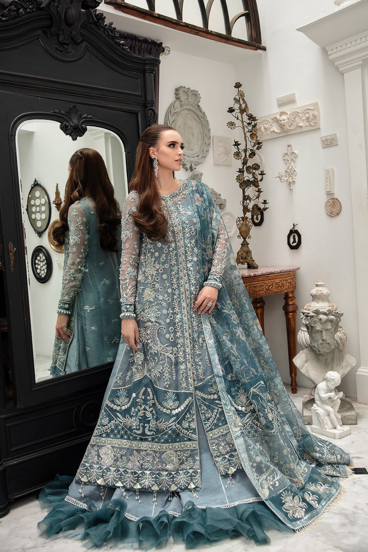 Pakistani Embroidered Lawn Unstitched 3-piece Suit Ambrosia | Latest Pakistani Punjabi Suits Salwar Kameez Designer Wear.