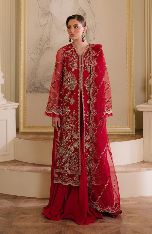 Pakistani Embroidered Net Suit 3 Piece Unstitched JASPER FB_08 | Latest Pakistani Punjabi Suits Salwar Kameez Designer Wear.