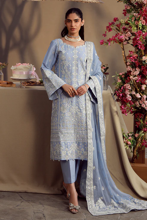 Pakistani Embroidered Lawn Unstitched 3 Piece Nehal | Latest Pakistani Punjabi Suits Salwar Kameez Designer Wear.
