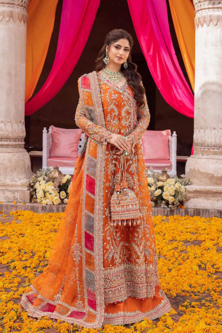 Pakistani Sajal Ali Wedding Dress -Nore-132 || Latest Pakistani Salwar Kameez & Punjabi Suit Designer Wear.