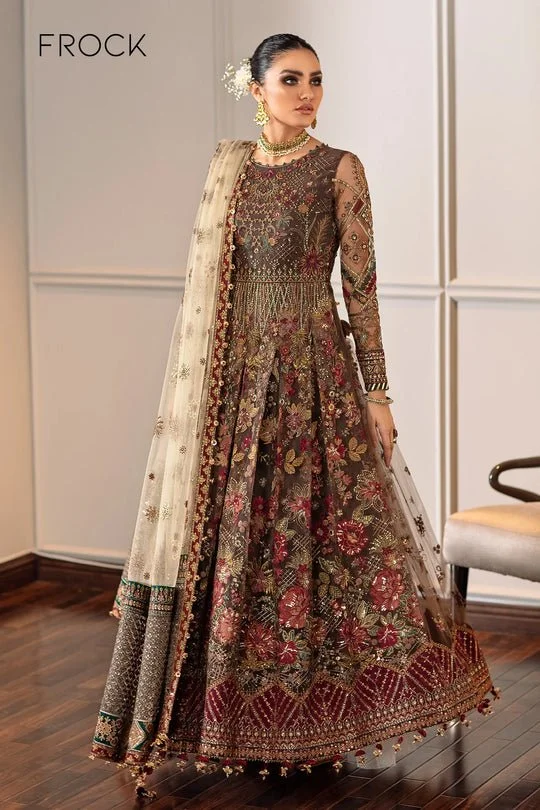 Pakistani Embroidered Net Party Wear Dress