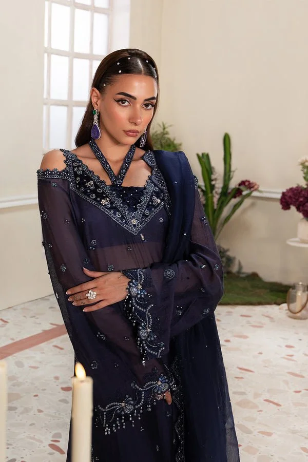 Pakistani Embroidered Silk Net 3 piece Suit WISTERIA - MS40114- Ria-87 | Latest Pakistani Punjabi Suits Designer Wear