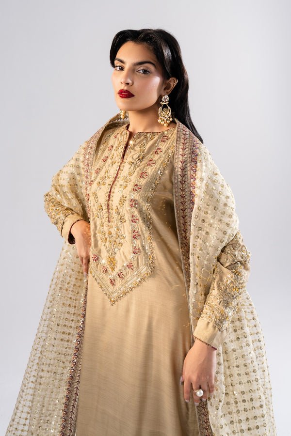 Pakistani Embroidered 3Pc Net Formal Suit Unstitched ZURI - MS40060 -RIA-05 | Latest Pakistani Punjabi Suits Designer Wear