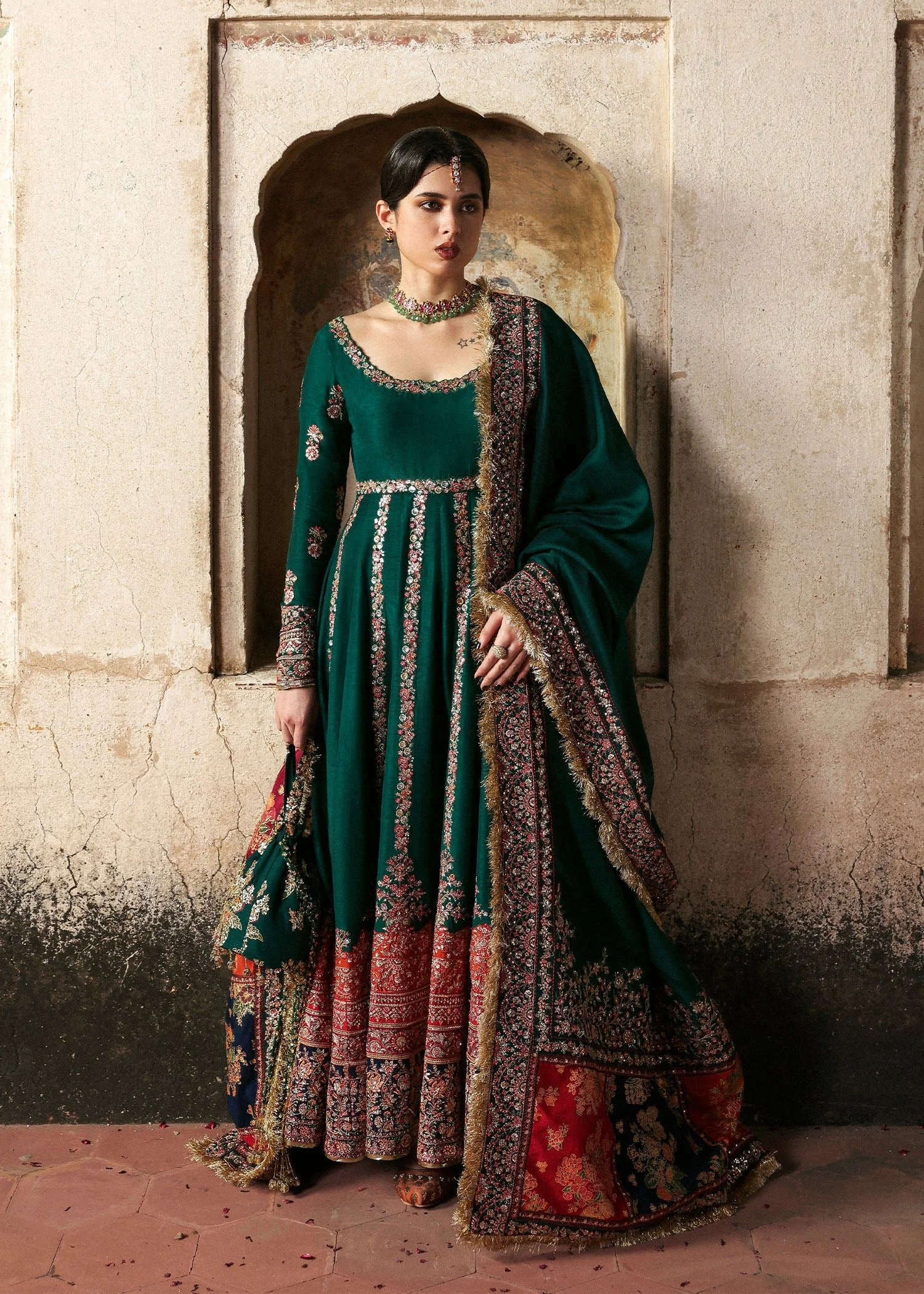 Pakistani Korean Raw Silk Suit 3-Piece Meherunissa Pak-84 || Latest Pakistani Salwar Kameez & Punjabi Suit Designer Wear.