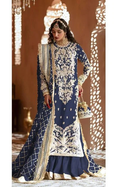 Pakistani Raw Silk Ruhaani Hs-01 || Latest Pakistani Salwar Kameez & Punjabi Suit Designer Wear