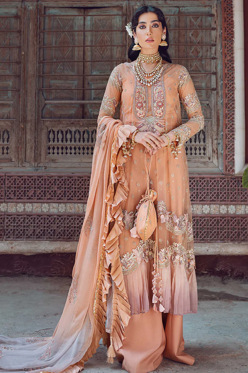 SHI 07 Embroidered Unstitched 3 Piece Suit Heer - Luxury Collection | Latest Pakistani Punjabi Suit Salwar Kameez Designer Wear