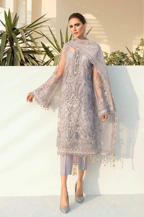 Pakistani Embroidered Net UF-74 Suit-Bar Luxury Designer Wear Pakistani Salwar Kameez