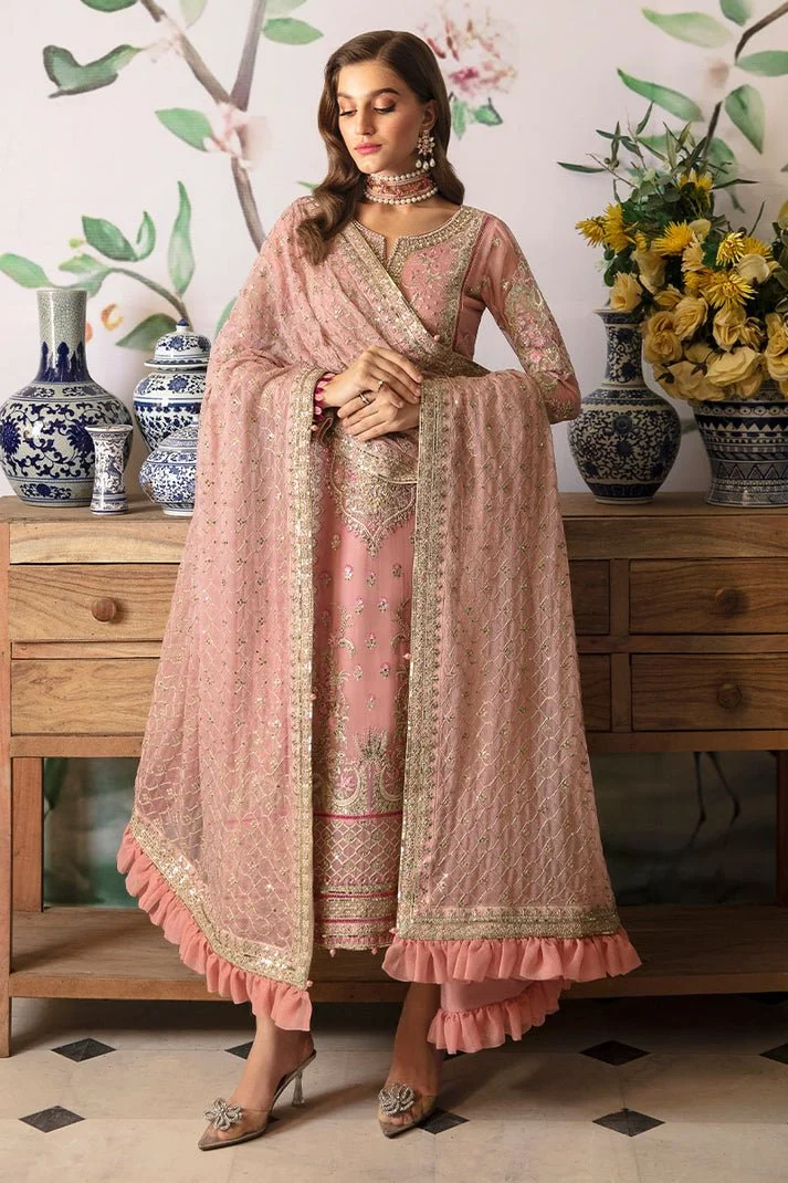 Pakistani Embroidered Organza Unstitched 3 Piece Viviana-GL-EC-24V2-01-Gul-70 | Latest Pakistani Punjabi Suits Salwar Kameez Designer Wear.