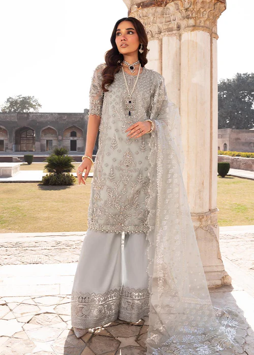 Embroidered Luxury 3 Piece Collection Unstitched Meeral Collection Meeral - Parishay - Meeral Luxe | Latest Pakistani Punjabi Suits Salwar Kameez Designers Wear