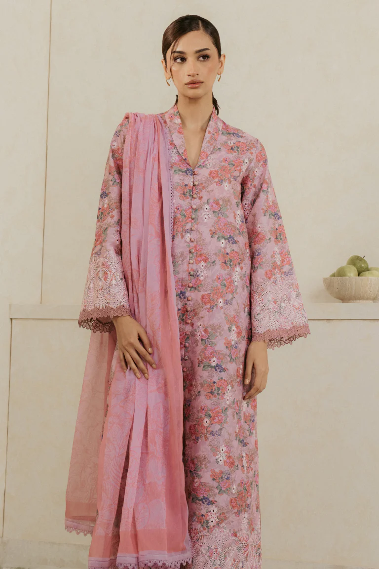 Pakistani Embroidered Suit Unstitched 3 Piece ROSEE - Formal Collection | Latest Pakistani Punjabi Suits Salwar Kameez Designer wear.