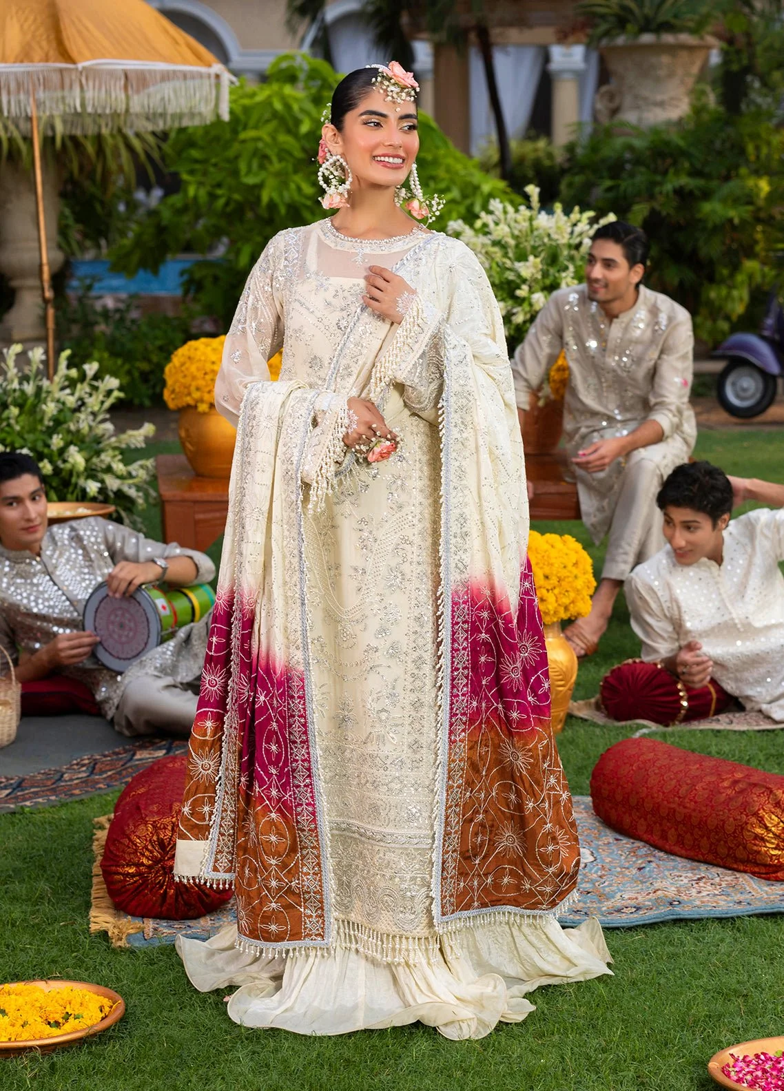 Pakistani Embroidered Chiffon 3 Piece CT 29007 Written in Stars - Haye Dil Sg-07 | Latest Pakistani Salwar Kameez Design | Punjabi Suit Designer Wear