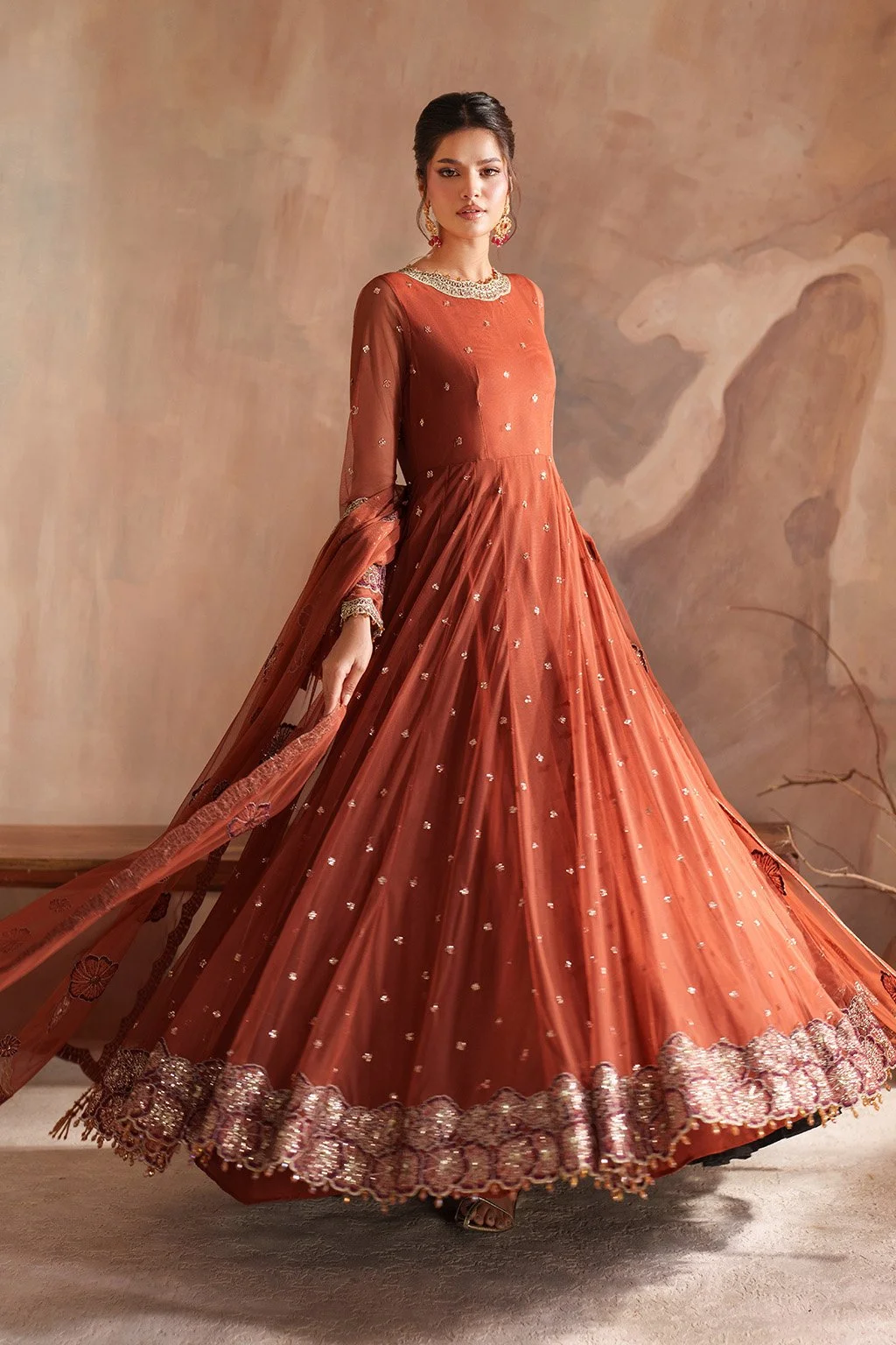 Pakistani CC-78 Embroidered Net Izn-92 | Latest Pakistani Salwar Kameez Punjabi Suit Designer Wear.