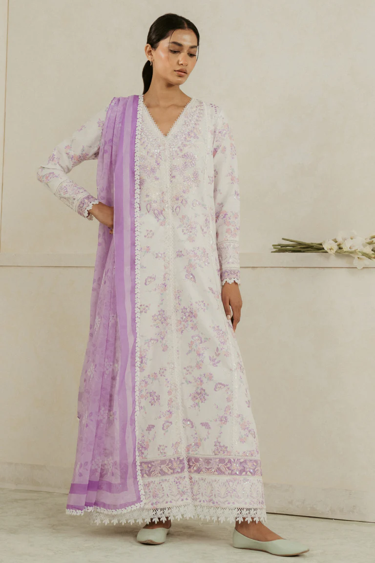 Pakistani Embroidered Suit Unstitched 3 Piece AZURE - Formal Collection | Latest Pakistani Punjabi Suits Salwar Kameez Designer wear.
