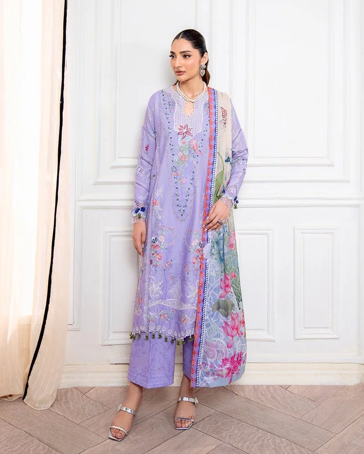 Pakistani Embroidered cambric Unstitched Nivra-Roh-55 | Latest Pakistani Design Salwar Kameez | Punjabi Suit Designer Wear.