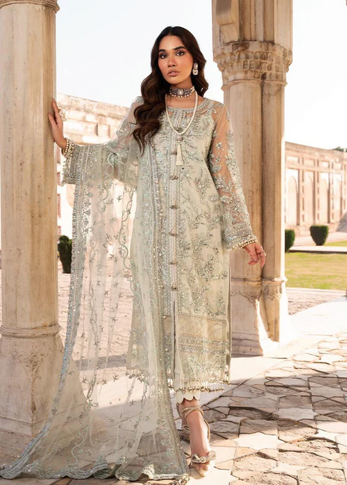 Embroidered Luxury 3 Piece Collection Unstitched Meeral Collection Meeral - Sifa - Meeral Luxe | Latest Pakistani Punjabi Suits Salwar Kameez Designers Wear