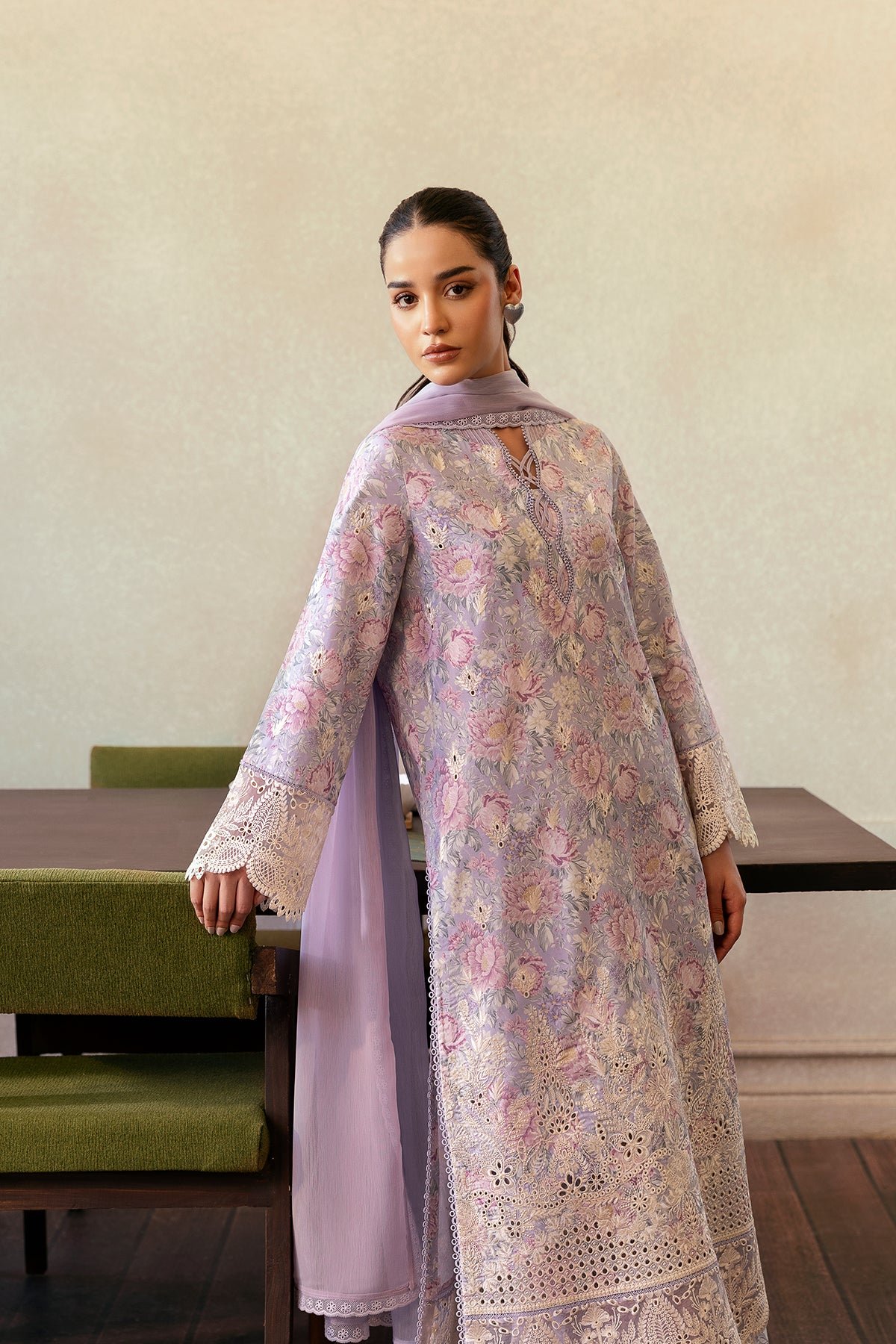 Pakistani Embroidered Lawn Suit Unstitched Dust Lit | Latest Pakistani Punjabi Suits Salwar Kameez Designer Wear.